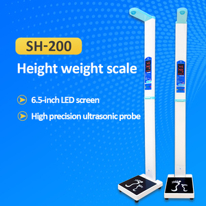 SH-200 Digital Weight and Height Measurement <strong>Scale</strong> Stainless Folded Digital Height and Weight Measuring <strong>Scale</strong> - Product Image 2