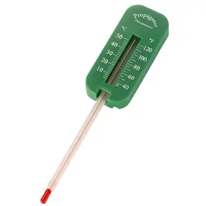 Glazen Bodemtemperatuurmeter Voortplantingsgrondthermometer 0-50c Monitor Grondgroeiende Zaden/Zaailing/Planten/Bloemen