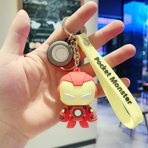 Portachiavi in PVC e Silicone con Personaggi <span class=keywords><strong>Marvel</strong></span> 3D, Spider-Man e Iron Man, Regalo Promozionale Personalizzato, Ciondolo per Auto e Borse - Product Image 4