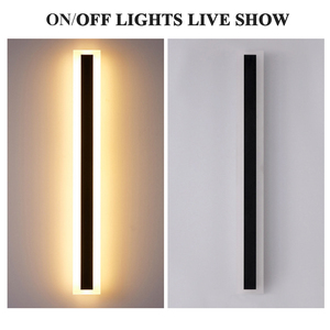 50W 2m de largo edificio casa LED tira lineal luz de pared 3000K <span class=keywords><strong>exterior</strong></span> porche Villa balcón aplique LED lámpara de pared - Product Image 2