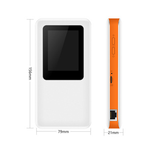 5G MiFi Gigabit Cổng Ethernet Wifi6 Màn Hình Cảm Ứng Điện Thoại Di Động <span class=keywords><strong>Router</strong></span> Di Động <span class=keywords><strong>Wifi</strong></span> Hotspot Pocket 5G Mifi Với Lan - Product Image 3