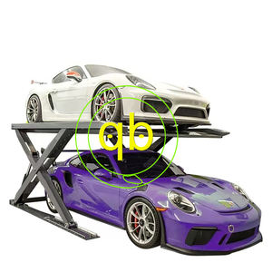 2 Zweistufiges hydraulisches Scheren-Parklift <span class=keywords><strong>system</strong></span> für Fahrzeuge SUV Mechanische Garagen lift ausrüstung Plattform maschinen lösung - Product Image 4