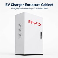 Armoire de protection antivol pour chargeur EV en acier laminé à froid, boîtier de station de recharge extérieure, montage mural, fabrication OEM personnalisée