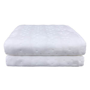 Manta eléctrica de poliéster de 220V más vendida, calentador de cama calentado lavable a máquina para invierno con elemento de cable de calefacción - Product Image 1