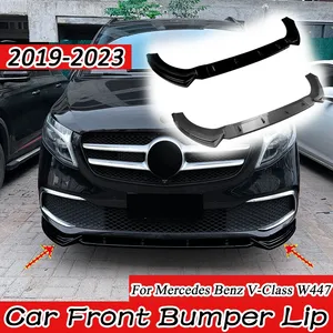 สำหรับ Mercedes Benz V-Class W447 V260 ปี 2019-2023 ชุดแต่งกันชนหน้าแบบมาตรฐาน ชิปป้องกันกันชนหน้า สปอยเลอร์กันชนหน้า - Product Image 1