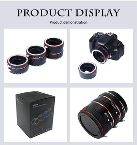 Ensemble de tubes d'extension <span class=keywords><strong>macro</strong></span> en alliage d'aluminium TENGDAFEI (13mm/21mm/31mm) - Anneau de grossissement TTL autofocus pour accessoires d'appareil photo - Product Image 3