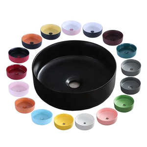 <span class=keywords><strong>Mini</strong></span>-<span class=keywords><strong>vasque</strong></span> de comptoir moderne à bassin unique, capacité 9L, écologique, résistante à l'eau, en céramique monobloc, finition givrée, pour appartement - Product Image 1
