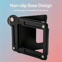 Support de téléphone pliable réglable en plastique, support de bureau universel pour smartphones et tablettes