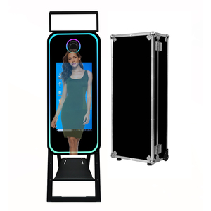 Cabine <span class=keywords><strong>photo</strong></span> à miroir magique DSLR de 40 pouces Écran tactile LCD de 21.5 pouces pour les fêtes, les mariages et les événements Appareils <span class=keywords><strong>photo</strong></span> à impression instantanée Smartphones - Product Image 4