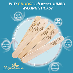 Lifestance - Palitos de Cera Depilatoria de Madera Natural sin Fragancia para Rostro, Área del Bikini/Íntima, Piernas/Cuerpo - Product Image 2