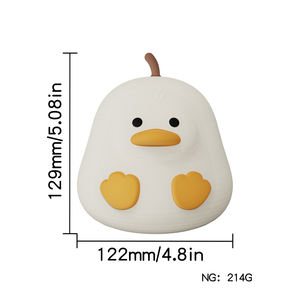 Lampe à clapotement de dessin animé intelligente à trois vitesses, mignonne, en silicone, veilleuse <span class=keywords><strong>pour</strong></span> chambre, protection des yeux, ambiance de sommeil, lampe à clapotement - Product Image 6