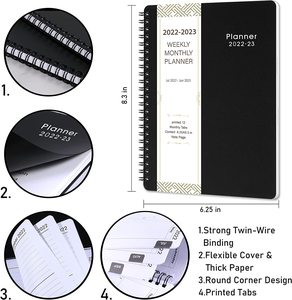 2025 2026 vente en gros impression personnalisée planificateur autocollants feuilles livre Fitness Journal et planificateur pour la conception des entraînements - Product Image 5