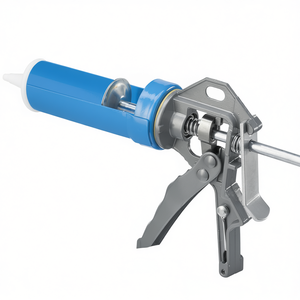 Pistola de Silicona Super Reforzada Fervi de 300 ml, Herramienta Profesional para Aplicación de Sellador - Product Image 2