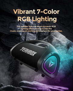 YEAHBOX <span class=keywords><strong>Sonic</strong></span> Boom MAX 300W Max, <span class=keywords><strong>enceinte</strong></span> Bluetooth de grande taille, puissante, basses massives, <span class=keywords><strong>enceinte</strong></span> portable pour les fêtes, enceintes sans fil d'extérieur - Product Image 4