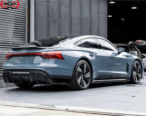 NUEVO Difusor de parachoques trasero de fibra de carbono EV para <span class=keywords><strong>Audi</strong></span> RS / E-<span class=keywords><strong>Tron</strong></span> GT Kit de cuerpo de fibra de carbono - Product Image 4