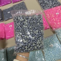 XULIN Vente en gros Perles demi-rondes en ABS à dos plat de 1,5 mm, 2 mm, 4 mm, 6 mm, 8 mm, 10 mm, 12 mm, Perles strass