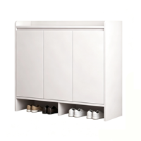 Meuble de rangement mural portable et moderne pour chaussures, étanche, grande capacité, multi-niveaux, console d'entrée pour la maison