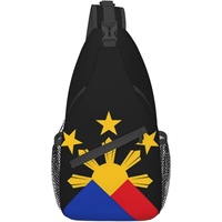 Sac à bandoulière avec drapeau des Philippines, sac à dos patriotique de grande capacité, sac à dos de voyage et de randonnée, sac à bandoulière pour hommes et femmes, personnalisé