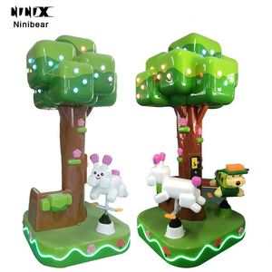 Manège à chevaux pour 3 personnes avec boîte à musique, équipement de parc d'attractions, manège pour enfants à monnayeur, machine de jeu pour enfants - Product Image 5