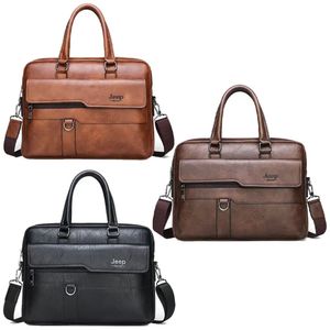 Borsa alla moda del cuoio dell'unità di elaborazione degli uomini di alta qualità, borsa <span class=keywords><strong>a</strong></span> tracolla di qualità di affari, borsa - Product Image 2