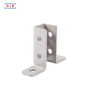 जस्ती/पाउडर लेपित 8 छेद 2 कोने बढ़ते ब्रैकेट चैनल को आश्रय देने और तैयार करने के लिए - Product Image 3