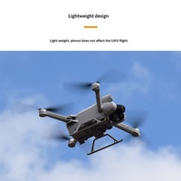 BangBoBi MINI 3 PRO Tripod Lipat dengan Bracket Peninggi & Aksesoris Landing Gear Bahan ABS Abu-abu Termasuk Landing Gear
