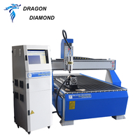 Dragon Diamond – routeur CNC automatique, métal, PVC, acrylique, pierre, aluminium, pour l'industrie, travail du bois 3D, prix de l'usinage rotatif 1325