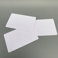 Bedruckte Luxus-Chipkarten für Unternehmen, Inkjet-NFC-PVC-Karten, weiße Virgin-Kreditkarten, wasserdichte 13,56-MHz-HF-Smartcard für Hotels