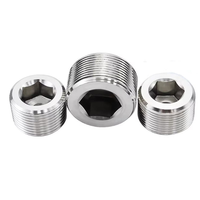 Raccord de tuyauterie hexagonal en acier inoxydable 304, filetage NPT 1 pouce, norme britannique et américaine, avec garantie de 3 ans