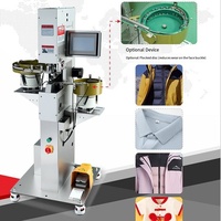 Nouvelle machine intelligente entièrement automatique pour la pose de boutons sur les imperméables, les masques et les vêtements ; machine anti-perforation pour la pose de boutons