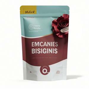 ถุงซิปล็อคบรรจุบิสกิตและคุกกี้แบบซีลได้พิมพ์ลายได้กำหนดกลิ่นสำหรับอาหารสัตว์เลี้ยงและการจัดเก็บวาฟเฟิล - Product Image 4