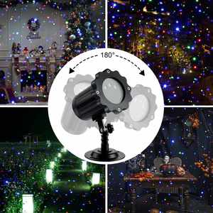 Proyector de Estrellas con Control Remoto para Decoración de Jardín y Árboles en Halloween y Navidad, Iluminación Láser para Exteriores - Product Image 4