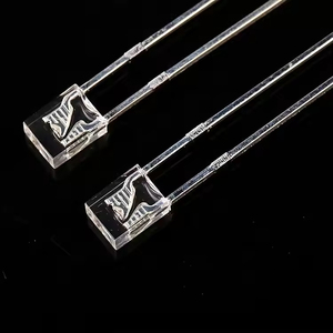 Bán buôn Đèn LED hạt 2*3*4 tóc đỏ sương mù màu đỏ chân ngắn màu đỏ tươi vuông Plug-in LED điốt - Product Image 2