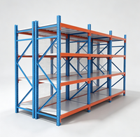 Étagère à palettes empilable en acier robuste pour entrepôt, rayonnage industriel pour stockage de marchandises, taille personnalisée, étagère de stockage commerciale