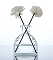 Bouteille diffuseur d'arômes en verre avec bouchon à vis et bâtonnets diffuseurs – 50ml, 100ml, 150ml, 250ml, 300ml, 500ml