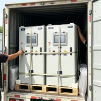 Armoire de commande PLC Fuken IP55 personnalisée en usine avec serrure à poignée dissimulée, pour tension et courant, utilisation intérieure/extérieure, transmission d'énergie industrielle