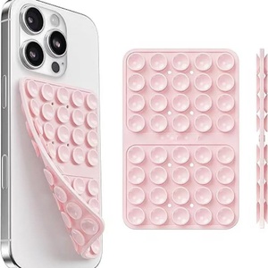 Coque de téléphone à ventouse en silicone double face avec support OLED pour selfies et vidéos, découpe personnalisée - Product Image 2