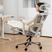 Envío Gratis desde Almacén en EE. UU. Silla de Oficina Ejecutiva Ergonómica Giratoria de Malla con Reposacabezas y Reposabrazos Ajustables para Computadora