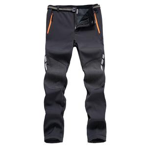 <span class=keywords><strong>Pantalon</strong></span> de randonnée extérieur léger et imperméable pour hommes, tissu en polyester de grande taille avec logo imprimé pour le camping - Product Image 4