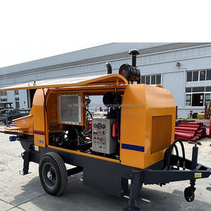 Pompe concrète de remorque de moteur diesel - Product Image 5