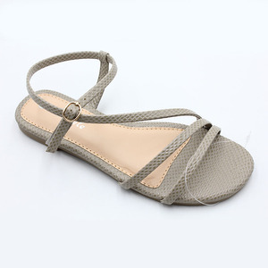 Personnalisé mode nouveaux produits roman conception bride à la cheville femmes modernes <span class=keywords><strong>chaussures</strong></span> en plein air sandales plates sandales en gros pour 2025 nouveau - Product Image 3