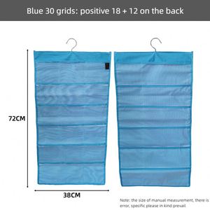 Best Quality 6-Layer Over the Wall Fabric <b>Storage</b> <b>Box</b> Durable Non-Woven Hanging <b>Shelves</b> Side Mesh Pockets for Wardrobe Space - Product Image 5