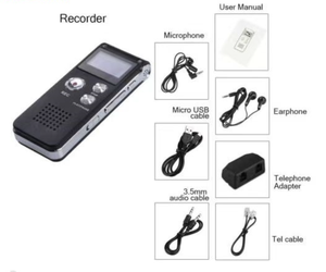 Mini Digital Voice Recorder Mp3 Palyer Dictaphone Audio Device Telephone <strong>Recording</strong> with One Key 8GB - Product Image 6