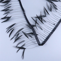 Plumes de coq teintées pour la décoration de chapeaux de carnaval et la confection de mouches, accessoires vestimentaires