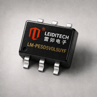 Diode TVS bidirectionnelle Leiditech LM-PESD5V0L5UYF SOT-363 5V 50pF pour l'électronique grand public et les équipements de communication