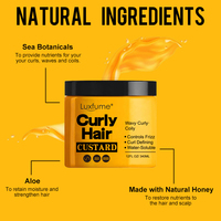 Produits Gel Coiffant Cheveux Marque Privée, Gel Bouclant Hydratant Cheveux Bouclés, Crème Définition Boucles
