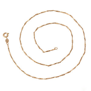 <span class=keywords><strong>Xuping</strong></span> 46211, moda, precio de promoción, joyería, collar de cadena chapado en oro de 18k 2020 - Product Image 1