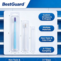 Custom Blister Packaging for Toothbrush Clear PVC Plastic Clamshell Tray