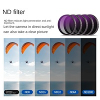 Filtres pour caméra d'action : Filtre polarisant CPL, Filtre à densité neutre ND, Lentille de protection UV compatibles avec Action 3/4/5 PRO