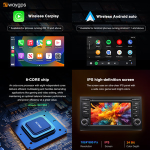 เครื่องเล่นสเตอริโอในรถยนต์ Ewaygps ระบบ Android 14 หน้าจอ IPS ขนาด 9 นิ้ว พร้อมแอมพลิฟายเออร์ดิจิตอล รองรับ Wireless Carplay และเสียง <span class=keywords><strong>DTS</strong></span> สำหรับรถยนต์ Audi A4 S4 RS4 ปี 2003-2008 - Product Image 6